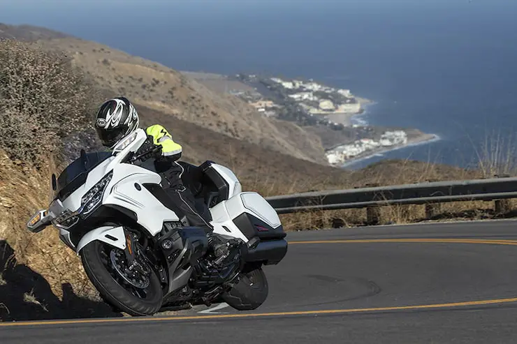 2020 Honda Goldwing Vs Harley Davidson Ultra Limited - White Motorbike Driving Uphills