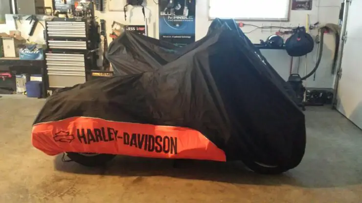How Do You Store A Motorcycle Cover For A Harley Davidson