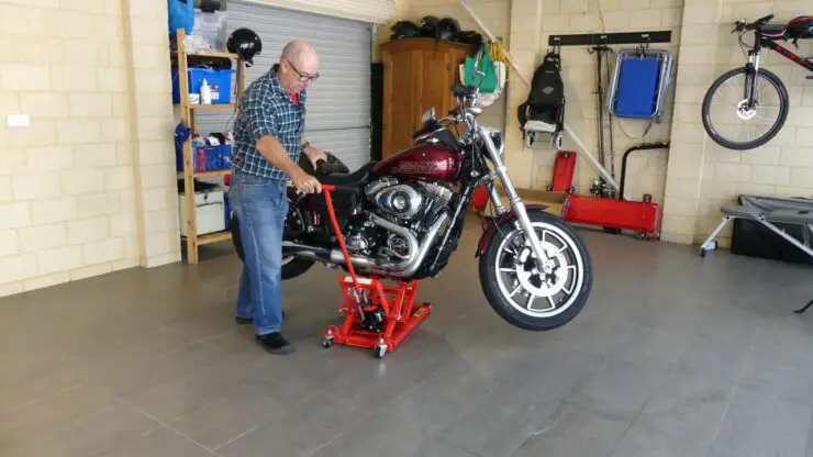 Are There Any Additional Accessories Or Features Recommended For A Motorcycle Lift Used With A Harley Davidson