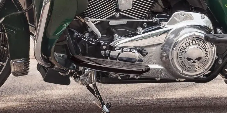 thumbnail image 2 of XMMT 3.8" Extended Heel Toe Shift Shifter Foot Peg For Harley Softail Touring Dyna Super Wide Glide, A Pair(Chrome 2 of 14