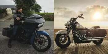 Anello Decorativo Per Faro Moto Riloer – Compatibile Con Harley Touring (Street Glide, Road King, Electra Glide 1996-2018)