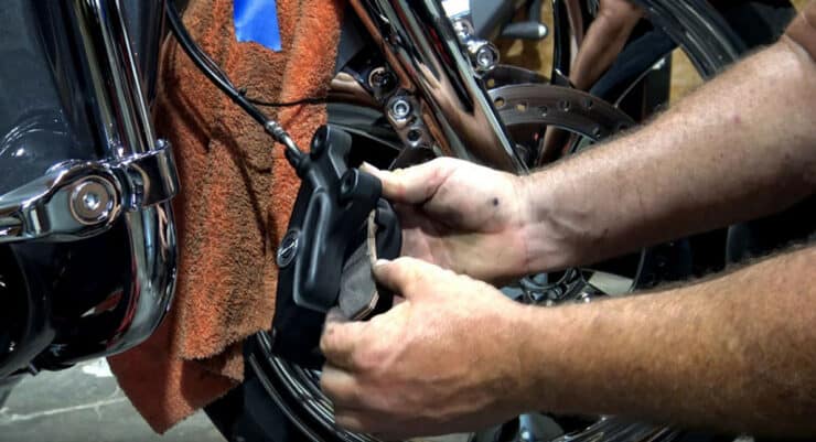 How To Change Front Brake Pads On Harley Davidson Sportster