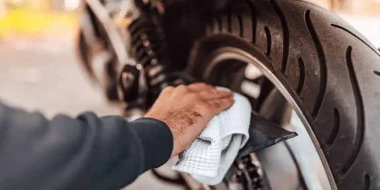 How To Clean Motorcycle Tires