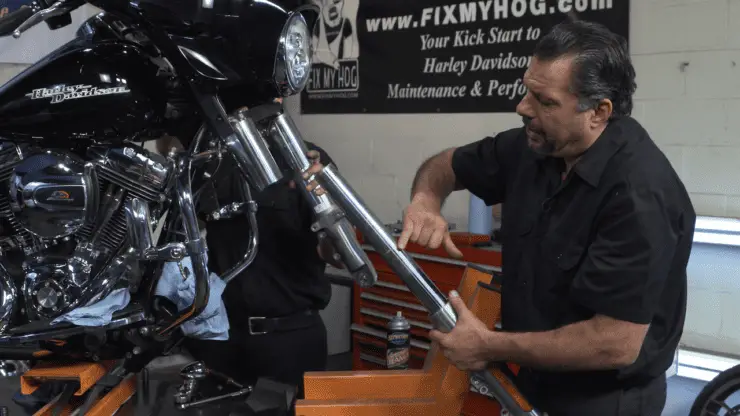 How To Disassemble Harley Forks 2