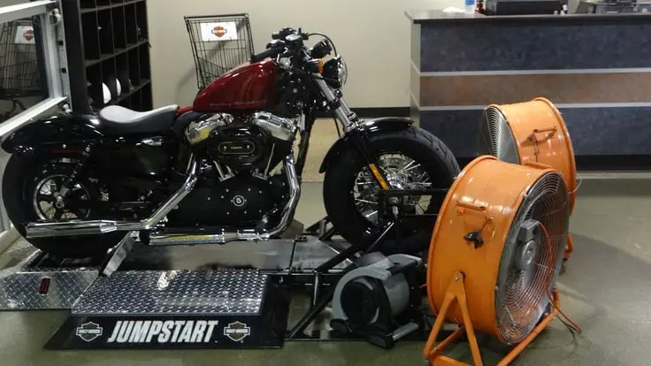 How To Jump Start Harley Sportster - In Workshop
