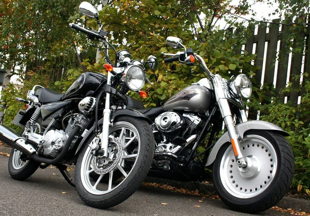 Japanese Cruisers Vs Harley Davidson - Two Motorcycles