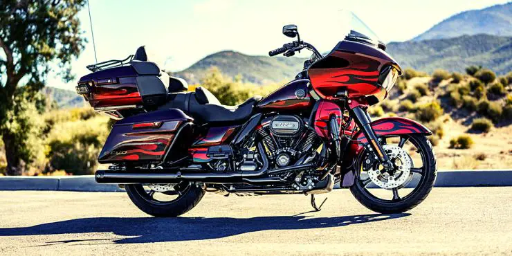 Red Harley-Davidson Cvo Bike